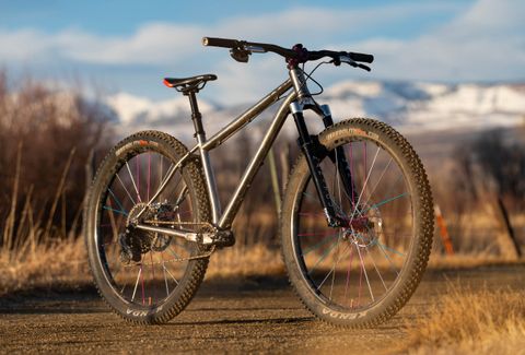 Hand-built titanium chassis