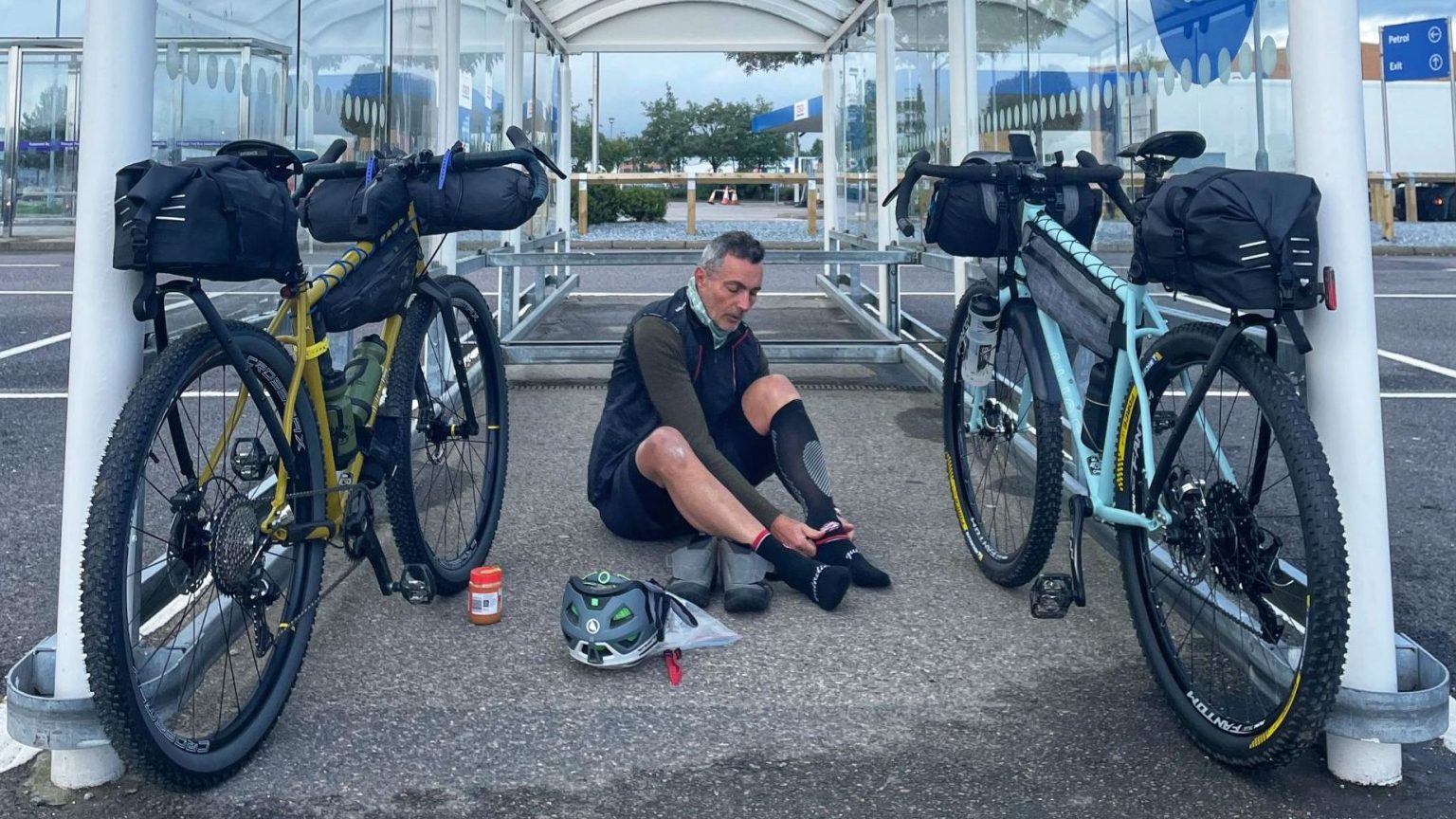 the badger cyclist
